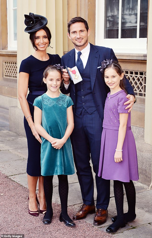 The couple, who married in 2015, are parents to two young children, while Frank is also the proud father of his two older daughters Isla and Luna from his previous relationship with Elena Rivas (pictured in 2015).