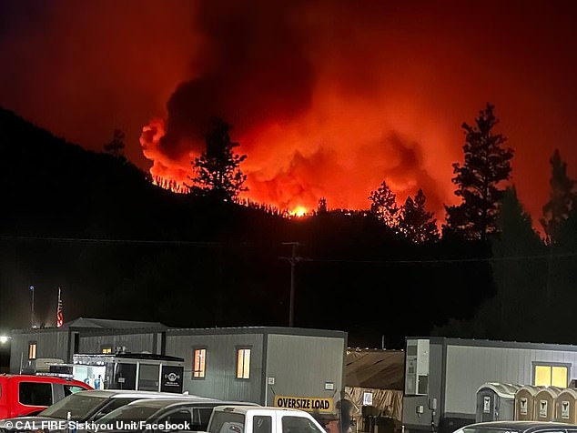 Nearly 4,000 firefighters are working to extinguish the Shelly Fire. The emergency responders come from as far away as Maine, and many end up in the center of Etna.