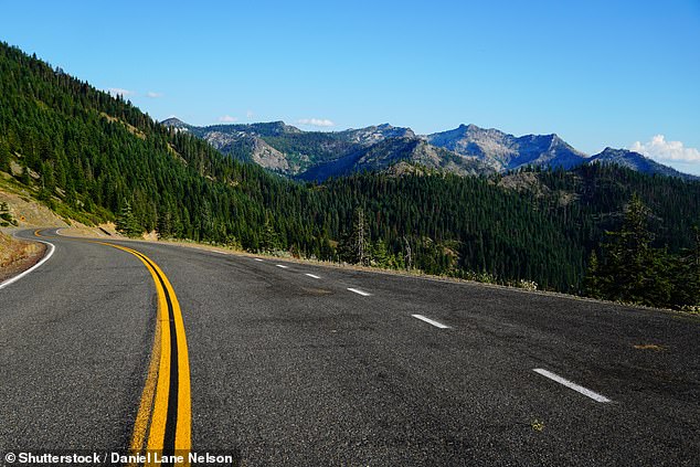 Etna Summit on Sawyers Bar Road in Siskiyou County, California