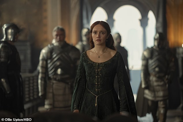 Streaming 1.23 billion minutes in the week of its premiere, the series translated to an increase of 210 million streaming minutes between the highs of seasons one and two, according to Nielsen data obtained by The Hollywood Reporter; Olivia Cooke pictured in a scene from the hit series