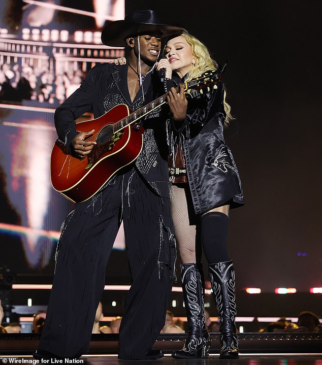 The guitarist joined the Material Girl hitmaker - who is worth around $600 million - on her Celebration Tour, which ended in May with a free concert in Rio de Janeiro; due in London in October 2023