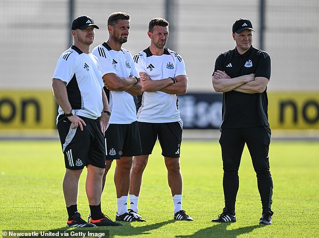 Howe has admitted he is loving being in charge of the Magpies but has sent a warning to the club's senior staff