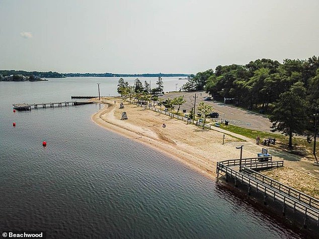 Reports from the Ocean County Health Department, which indicated that the excessive bacteria levels could pose a risk to public health and safety. Above, Beachwood Beach in New Jersey