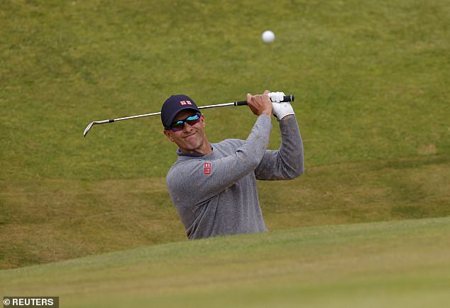 Bunker problems at the Postage Stamp cost Australia's Adam Scott a double bogey