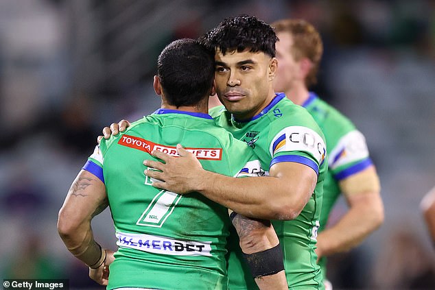 Canberra welcomed back injured halfback Jamal Fogarty, who played a part in returning the side to the winners' list