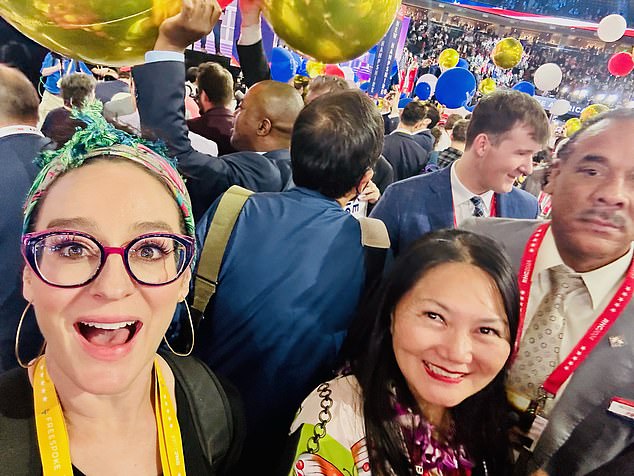 I stood in a circus of red, white and blue painted faces, decorated MAGA jackets and baseball caps, just 20 rows back from the stage at the Republican National Convention.