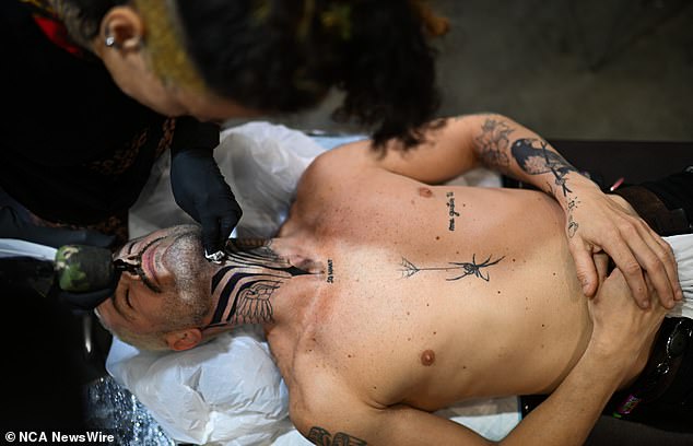 The Tattoo Expo, which has been running for 15 years, attracts around 60,000 people