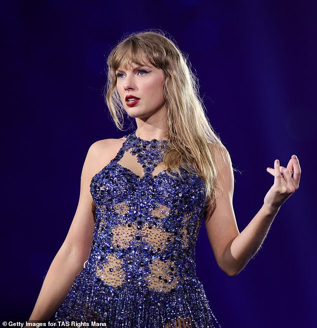 Friday's performance was Taylor's third and final show in Gelsenkirchen