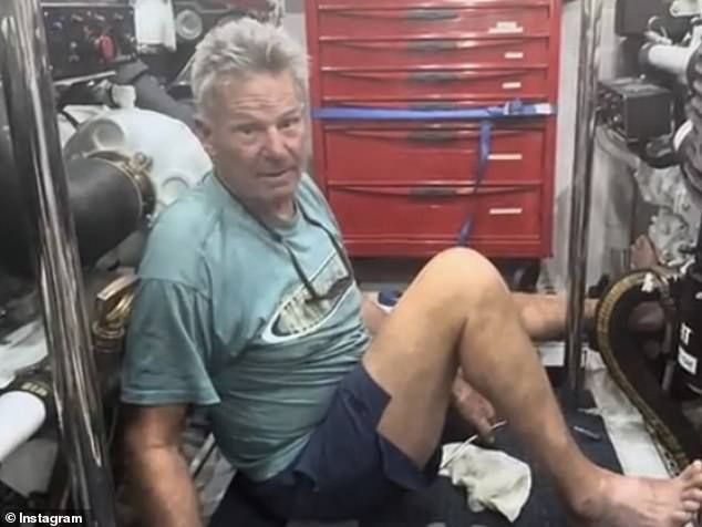 The 78-year-old set sail from Queenscliff, Victoria in May, but things haven't been smooth sailing since. Last week, Sam faced another emergency when his boat caught fire after two of the vessel's batteries shorted out.