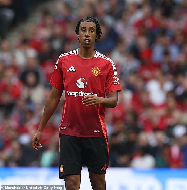 Summer signing Leny Yoro made his United debut by playing the first 45 minutes of the game