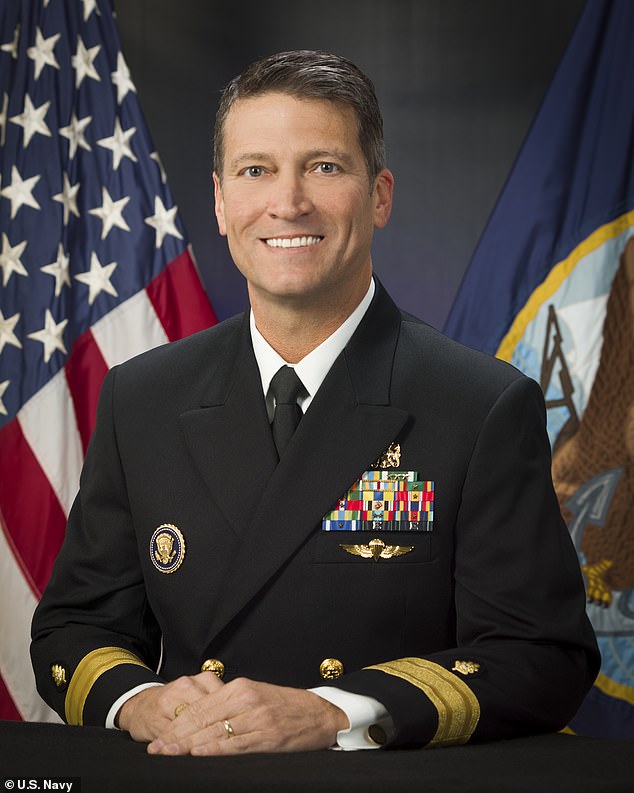 Jackson, who retired from the Navy last year as a rear admiral, was first appointed to the White House Medical Unit under former President George W. Bush, then became the president's physician in 2013 under Barack Obama.