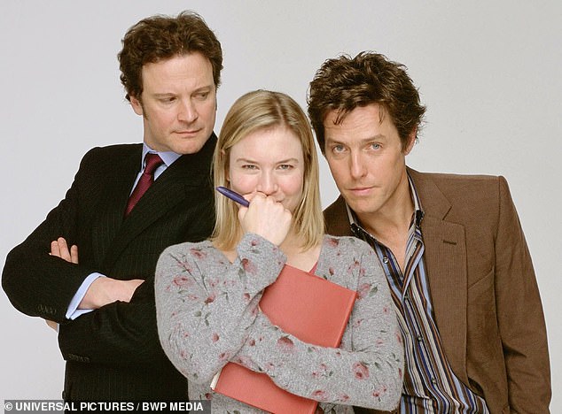 In the final film, Bridget Jones' Baby, she is seen at the memorial service for her other on-again, off-again love Daniel Cleaver, played by Hugh Grant, who is presumed dead after a plane crash.