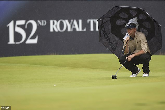 Marcel Siem had some problems when he made a triple bogey and couldn't find a bunker