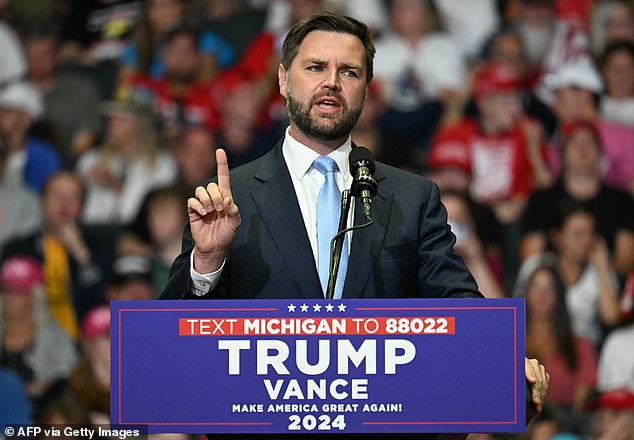 JD Vance used his appearance in Grand Rapids to attack Vice President Kamala Harris and share some of his background as he works to introduce himself to GOP voters