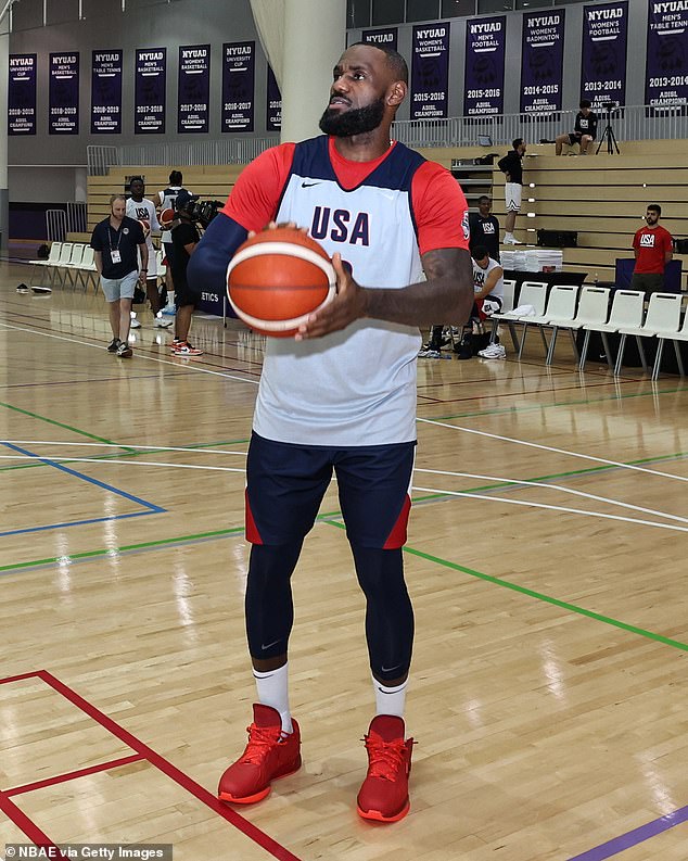 Embiid has also raised some red flags about the ages of some Team USA stars, including James