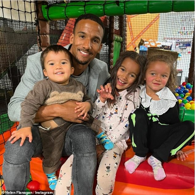 Helen, who shares children Matilda, Delilah and son Charlie with her ex Scott Sinclair (pictured), is hoping to find love again on Celebs Go Dating