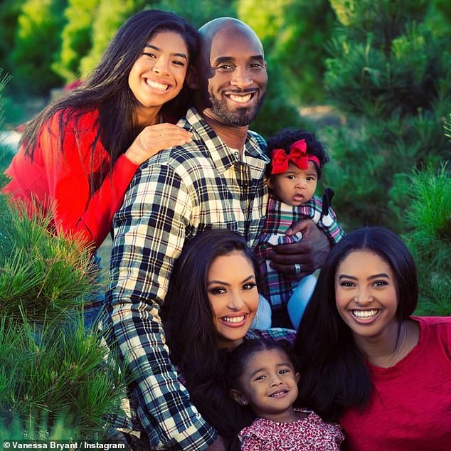 Kobe and his 13-year-old daughter Gianna (top left) died in a helicopter crash in 2020