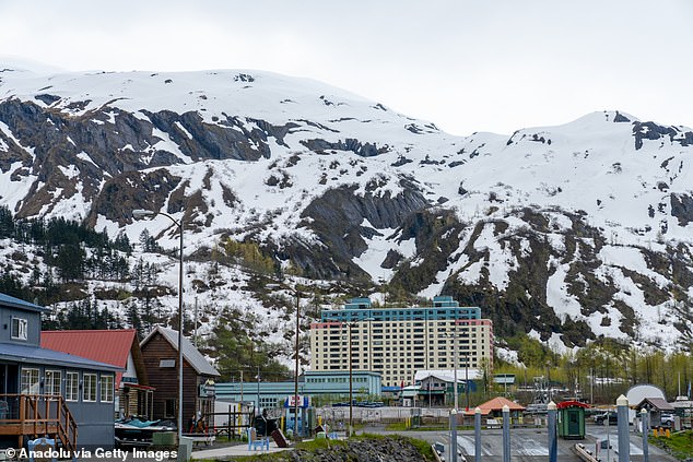 The Begich Towers were originally built as army barracks that served as a 'secret' military facility for the US Army during World War II, before later being converted into a residential unit