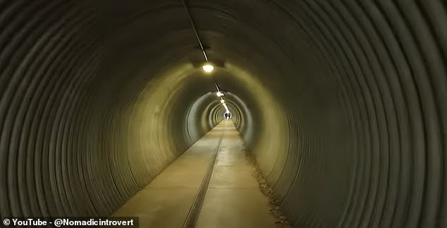 Next, Nomadic Introvert takes viewers on her city tour through the city's pedestrian tunnel that runs under the railway