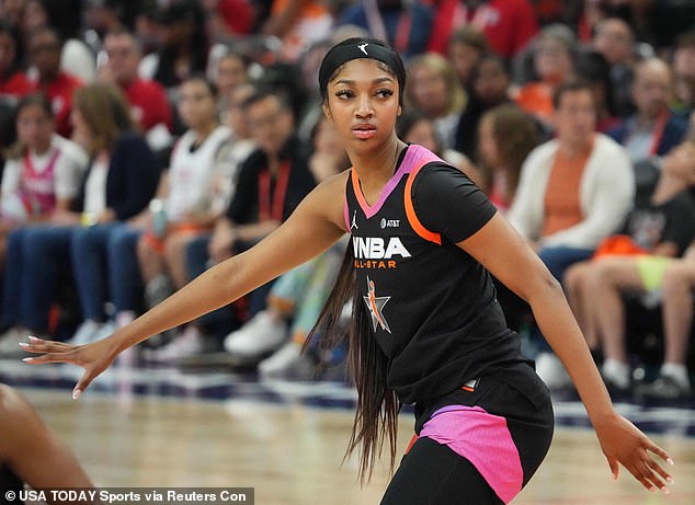 Angel Reese became the first rookie in WNBA All-Star Game history to record a double-double