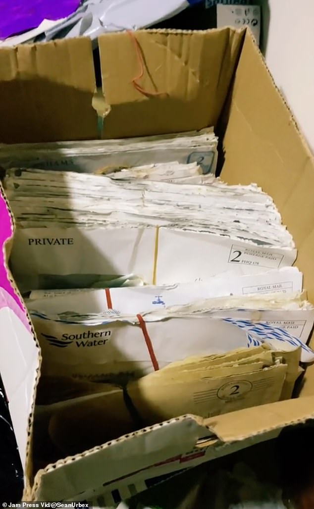 Sean said the only thing that looked relatively organized in the house was paperwork. Letters and receipts were piled on top of everything, suggesting that family members had tried to find important information at some point.