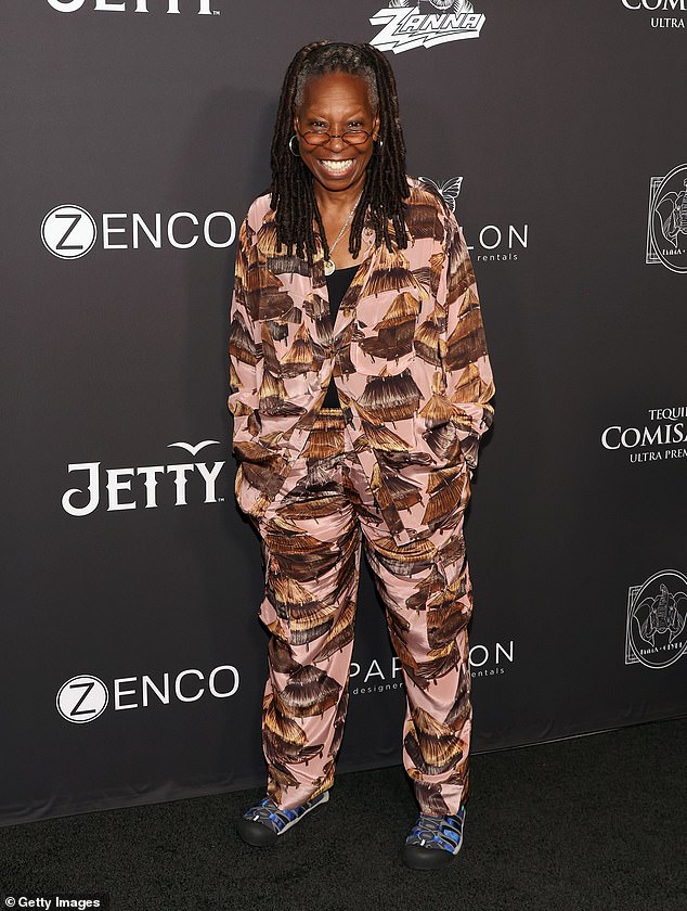 Whoopi Goldberg, 68, Cuts A Stylish Figure As She Poses In A Rare Snap ...