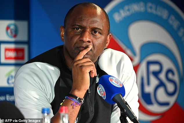 On Thursday, Strasbourg said goodbye to Patrick Vieira after just one season together