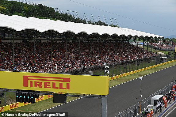 Mandatory credits: Photo by Hasan Bratic/DeFodi Images/Shutterstock (14595926mf) 20.07.2024, Hungaroring, Budapest, FORMULA 1 HUNGARIAN GRAND PRIX 2024, in the picture of the full spectator stands in Budapest FORMULA 1 HUNGARIAN GRAND PRIX 2024 - Hungaroring, Budapest, Hungary - July 20, 2024