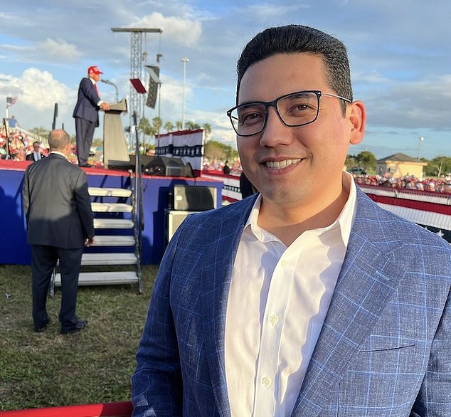 Vazquez, a Miami resident, attends a recent Donald Trump campaign event in South Florida