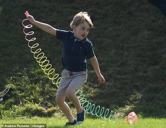 Prince George, then four years old, was quite taken with the wily