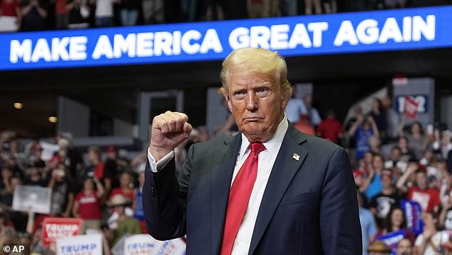 Trump held his first post-nomination rally in Grand Rapids, Michigan on Saturday, July 20, exactly one week after he was shot in an assassination attempt at his event in Butler, Pennsylvania.