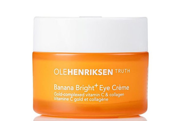 Ole Henriksen's Banana Bright Eye Creme, £38, brightens and boosts natural collagen with added vitamin C