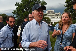 Annie Tomasini with President Joe Biden