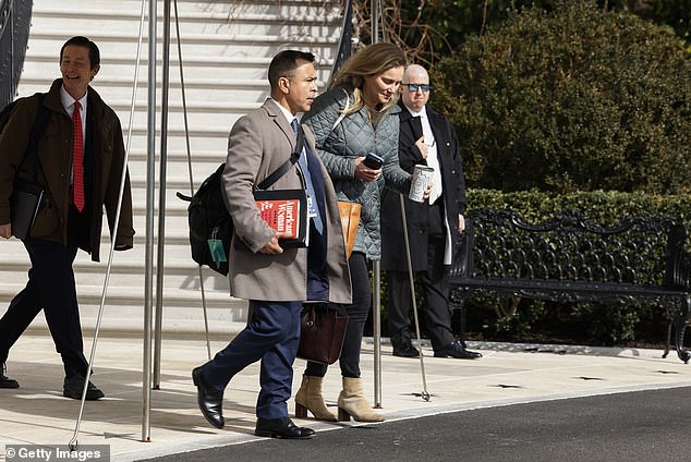 Anthony Bernal and Annie Tomasini are leaving the White House together in February — he leads the East Wing; she leads the West Wing