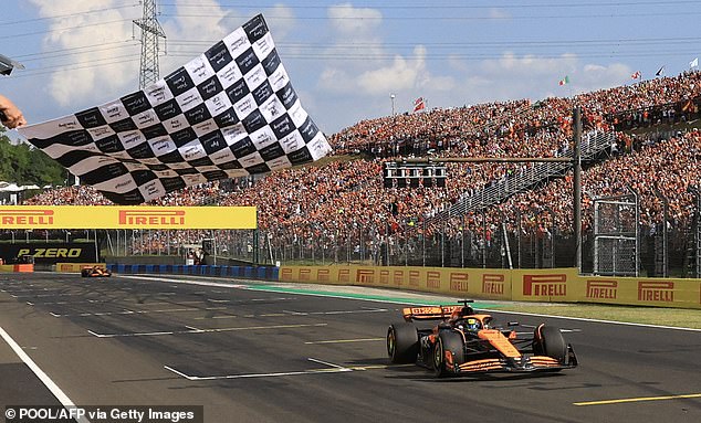 Australian Piastri took the checkered flag after a dramatic and controversial race