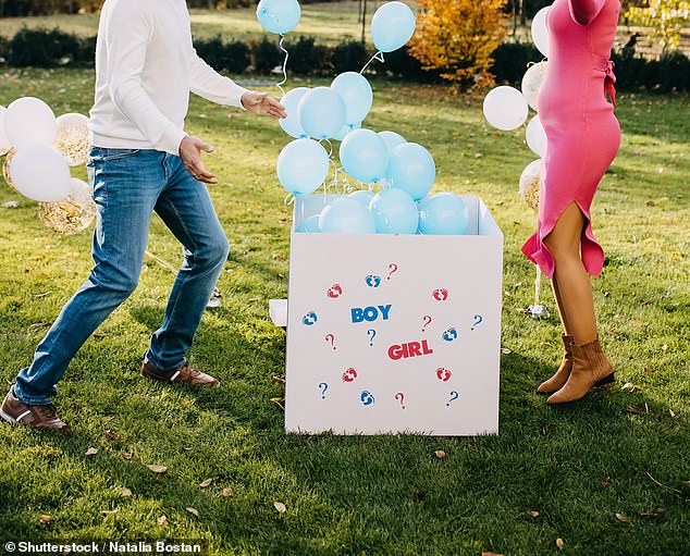 Outraged local residents questioned whether events such as gender reveal parties (stock photo) should be allowed on sports fields at all due to the impact on the terrain and the environment.