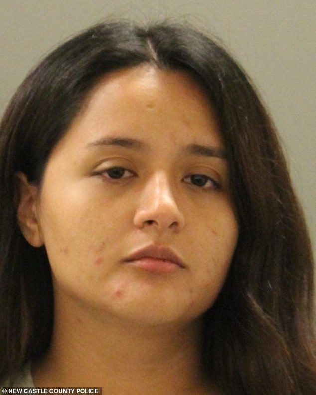 Alanis Pinion is accused of regularly using the app to communicate with her eighth-graders at St. Mary Magdalen School in Wilmington, Delaware. New Castle County police said Pinion sent 