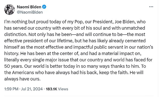 1721586900 804 Jill Biden shares short tribute to husband Joe after he