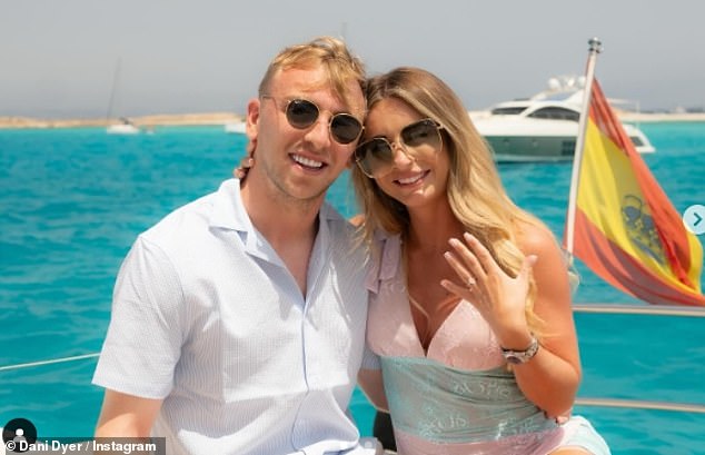 The former EastEnders actor, 46, was thrilled to see his daughter set to marry West Ham player Jarrod, both 27