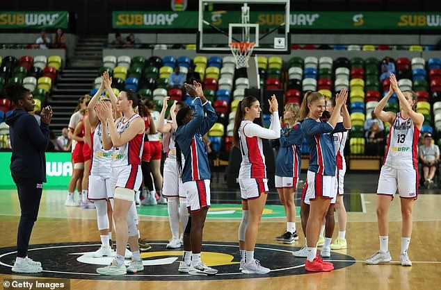 Both sets of players were seen cheering the crowd after the match was called off