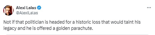 Lalas said Biden would have tarnished his legacy by running for re-election