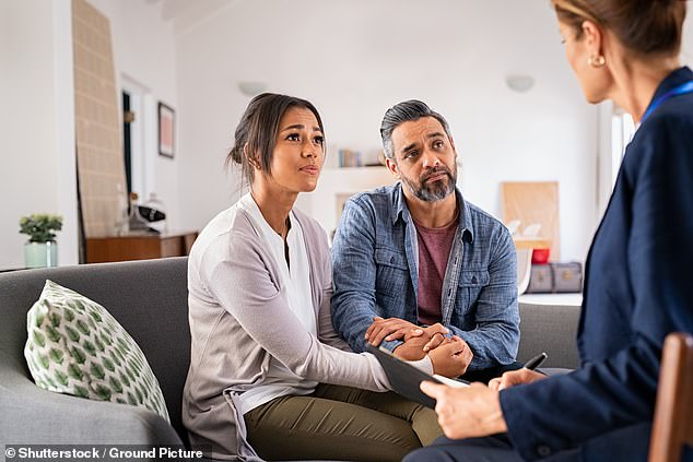 Researchers have found that people who believe relationships grow through effort tend to maintain higher levels of satisfaction over the years (stock image)