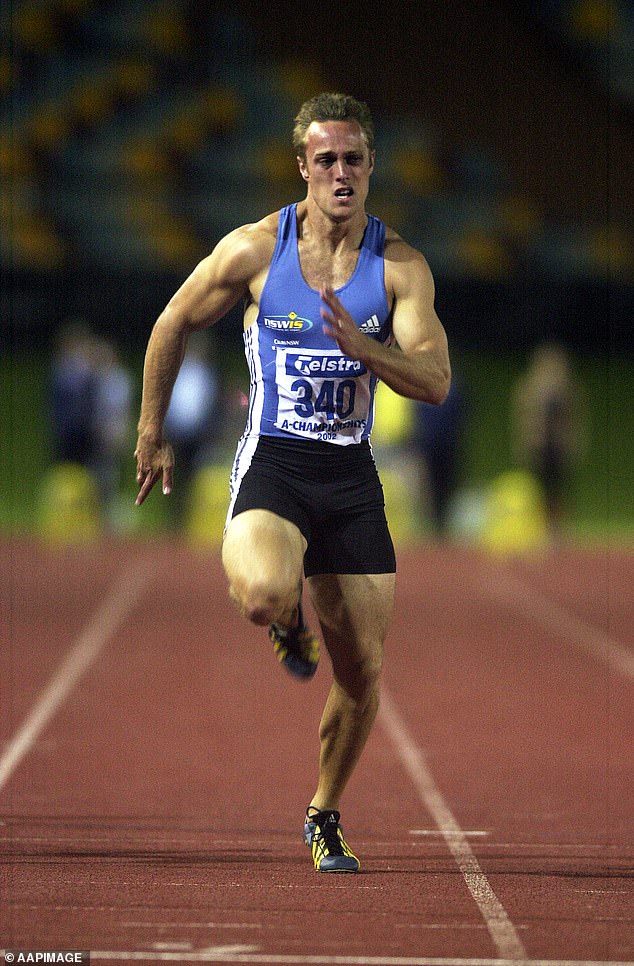 During his athletics career, Shirvington reached the final of the Sydney Olympics and remains the second fastest Australian sprinter of all time