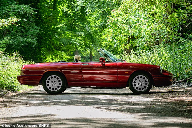 The car will be auctioned shortly at Iconics Auctioneers in Ashorne, Warwickshire