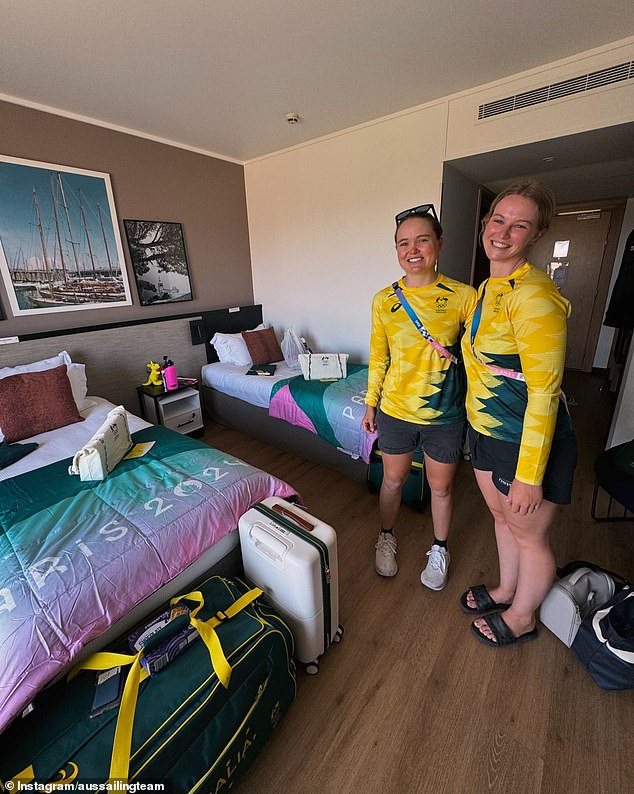 The Australian sailing team was also treated to lavish gifts upon arrival in Marseille