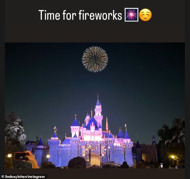 The fun day at the Happiest Place On Earth ended in the evening with a fireworks show