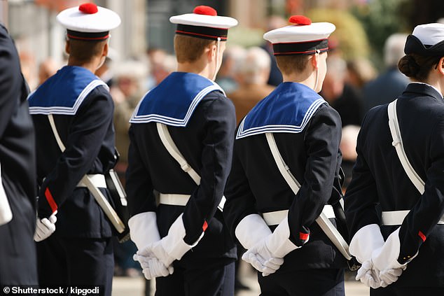 In some European countries, soldiers wore hats with pompoms to indicate their rank or which regiment they belonged to (stock image)