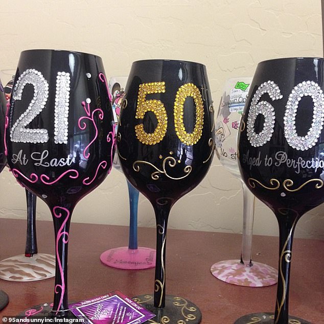 Mack ran an online business selling hand-painted wine glasses