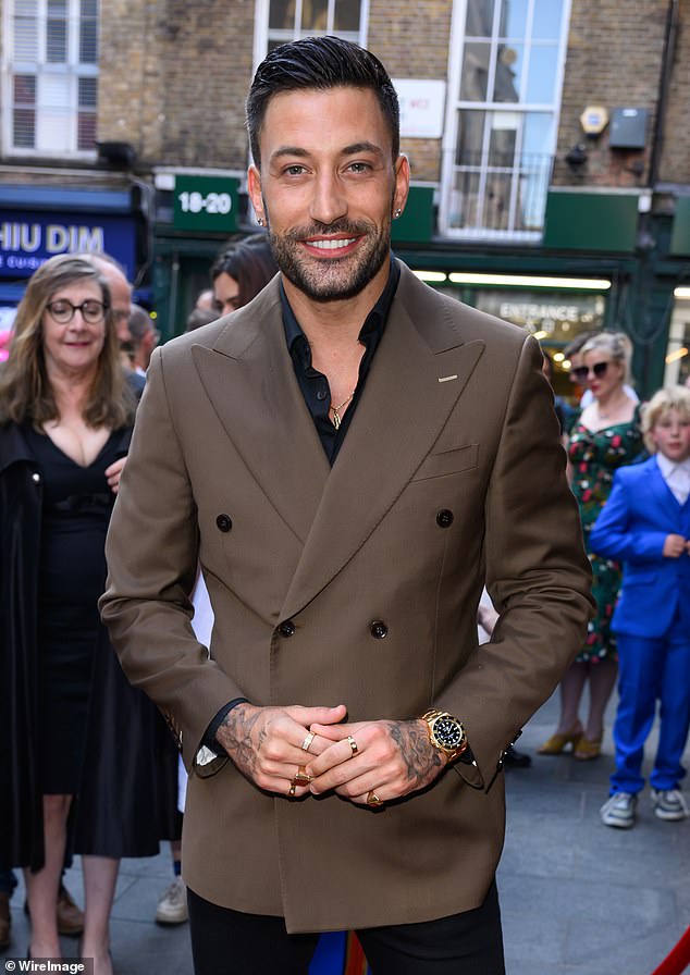 Giovanni, 33, has been suspended while a BBC investigation continues into allegations made by Amanda and two other former celebrity partners (pictured in June)