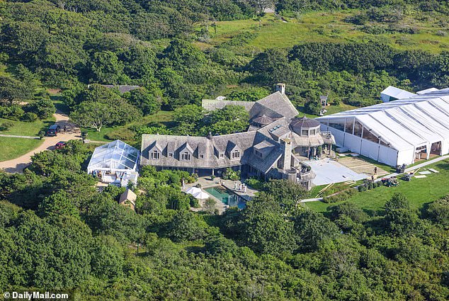 The Obamas live on a 70-acre estate in Edgartown, Massachusetts, on Martha's Vineyard